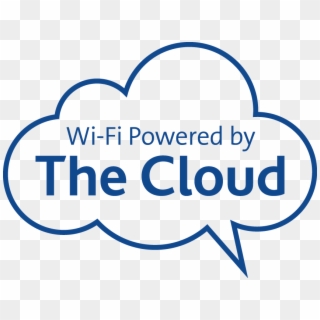 In Shape Logo Von The Cloud - Wifi Powered By The Cloud, HD Png Download