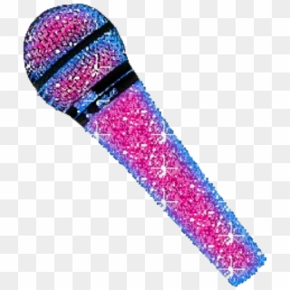 Glitter Cool Music - Colorful Microphones, HD Png Download