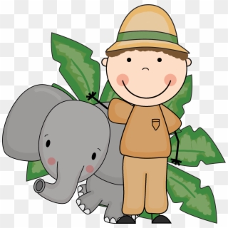 Zookeeper Cliparts - Zookeeper Cartoon Png, Transparent Png