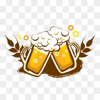 Draught Beer Wine Drink Bottle - Copo De Cerveja Logo, HD Png Download