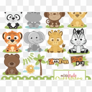 Zoo Clipart Miss Kate Cuttables - Cartoon, HD Png Download