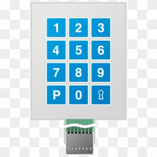 Keyboard - Rfid Access Control, HD Png Download