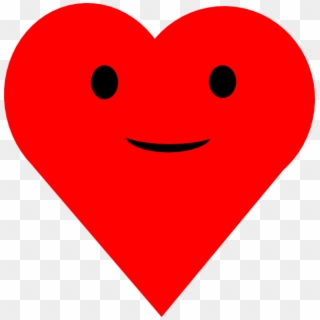 Smiling Heart Clipart - Smiley, HD Png Download