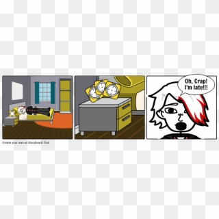 Example Get Out Of Bed - Storyboard Apartment, HD Png Download
