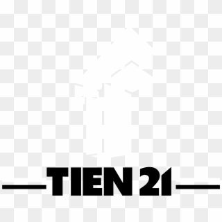 Tien 21 Logo Black And White - Tien 21, HD Png Download