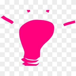 Light Bulb Clipart Pink - Principle Of Clarity, HD Png Download