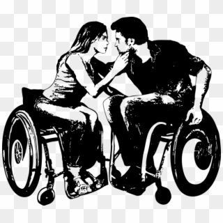 Personne Handicapé En Couple, HD Png Download
