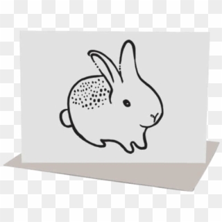 Wee Gallery, Baby Bunny Greeting Card - Domestic Rabbit, HD Png Download