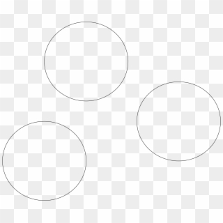 Students Draw Three Circles On A Piece Of Paper - Circle, HD Png Download