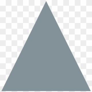 Grey Triangle Png - Triangle, Transparent Png
