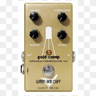 Wren & Cuff Gold Comp - Gold Compressor Pedal, HD Png Download