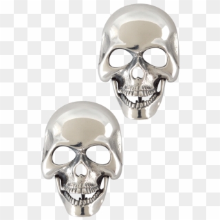Jeff Deegan Large Skull Cufflinks - Skull, HD Png Download