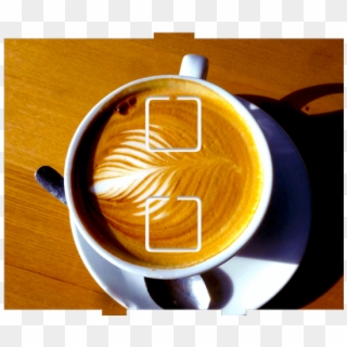 Latte Art - 2 On/off - Coffee, HD Png Download