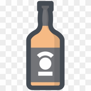 Clipart Free Stock Whiskey Icon Free Download Png And - Glass Bottle, Transparent Png