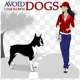 Avoid Unknown Dogs - Boxer Dog Vector Free, HD Png Download