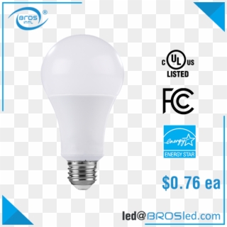 Com #ledlight #a19 #e26 #120v #6w - Fluorescent Lamp, HD Png Download
