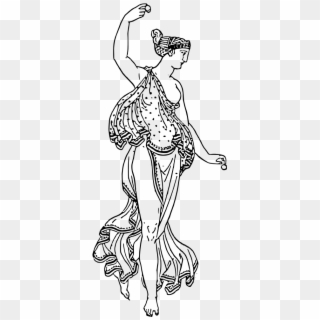 Ancient Greek Dancer - Ancient Greek Png, Transparent Png