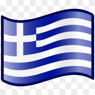 Greece Flag - Clip Art Greek Flag, HD Png Download