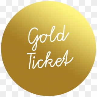 Gold Ticket, HD Png Download