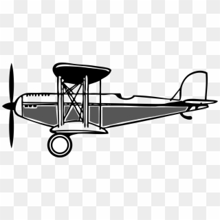 Image Royalty Free Big Image Png - Wright Brothers Plane Outline, Transparent Png