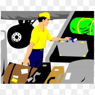 Image Free Cliparts Download Clip Art Baggage - Baggage Handler Airport Clipart, HD Png Download