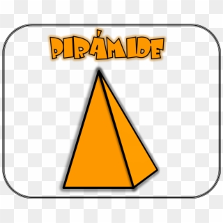 Carteles De Formas Geométricas - Piramide Geometrica Para Niños, HD Png Download