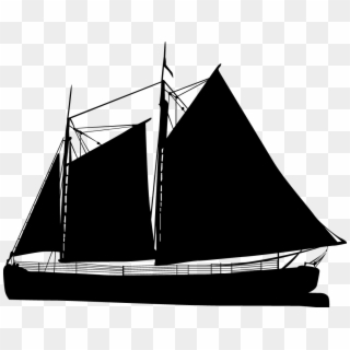 Ship Silhouettes 01 Png - Sail, Transparent Png