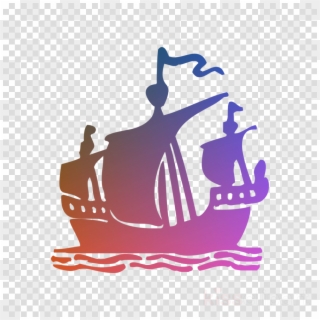 Pirate Ship Silhouette Png - Transparent St Patricks Day Hat, Png Download