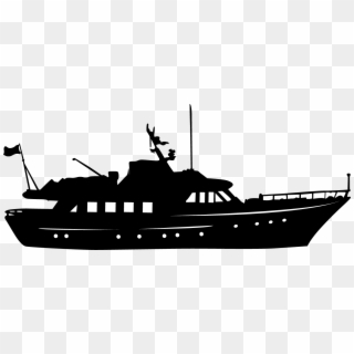 Ship Silhouettes 01 Png - Boat, Transparent Png