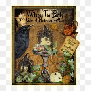 Under A Halloween Moon The Witches Tea Party Day Two - Visual Arts, HD Png Download