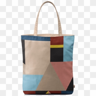 Dailyobjects Abstract Geometrical Shapes Carry-all - Tote Bag, HD Png Download