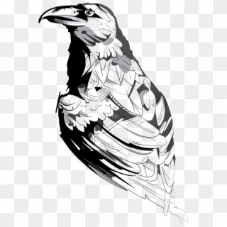 Crow American Crow Animal - Shirt Crow Design, HD Png Download