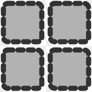 Thumbnails Dotted Grey Square Png Image - Tilted Rectangle, Transparent Png