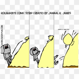 Roughabite Comic Strip Created By Jamaal R - Cartoon, HD Png Download