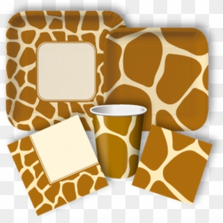 Adult Birthday Party Use A Different Animal Print Like - Giraffe, HD Png Download