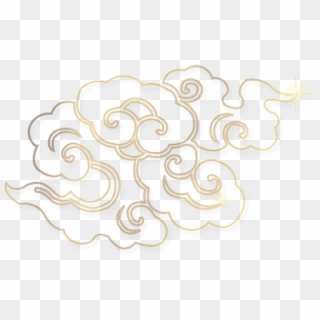 Chinese Drawing Cloud - Chinese Cloud Pattern Png, Transparent Png