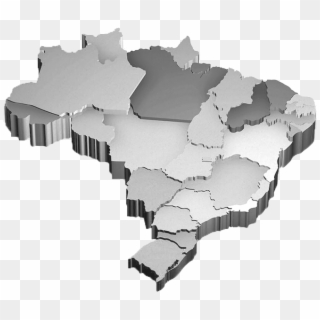 Brasil - Mapa Brasil Verde, HD Png Download