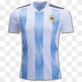 Argentina Football Jersey Home 2018 Fifa World Cup - Argentina Jersey 2018, HD Png Download
