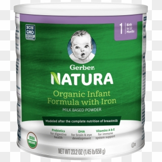 Gerber® Natura Organic Infant Formula With Iron Offer - Gerber Natura Organic Formula, HD Png Download