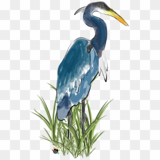 Click And Drag To Re-position The Image, If Desired - Great Blue Heron, HD Png Download