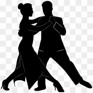 Tango Ballroom Dance Silhouette Music - Turn, HD Png Download