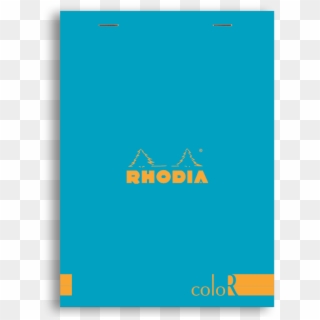 Rhodia Colorr Premium Stapled Notepad, Turquoise, Lined, - Rhodia, HD Png Download