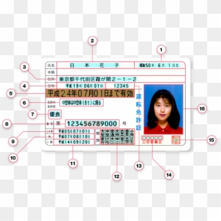 What A Japanese Driver's License Looks Like - Japan Gold License, HD Png Download