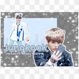#jungkook #guk #kookiebts #kookie #babybunny #nationsbabyboy - Snow, HD Png Download