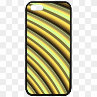 Glossy Banana Yellow Gradient Stripes Rubber Case For - Mobile Phone, HD Png Download