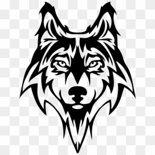 Wolf Dog Doggy - Wolf Black And White Vinyl, HD Png Download