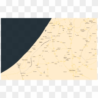 Map Gaza - Atlas, HD Png Download