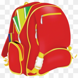 Bag School Backpack Clip Art - School Clipart Bag Png, Transparent Png