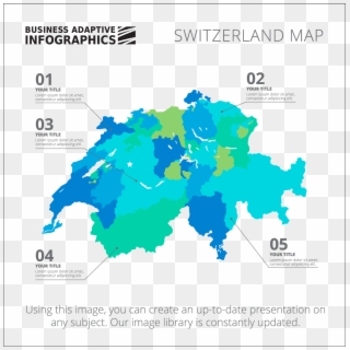 Switzerland Map Png Image - Switzerland Country Outline, Transparent Png