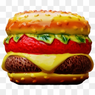 Cheeseburger Piggy Bank Ceramic - Ceramic Cheeseburger, HD Png Download